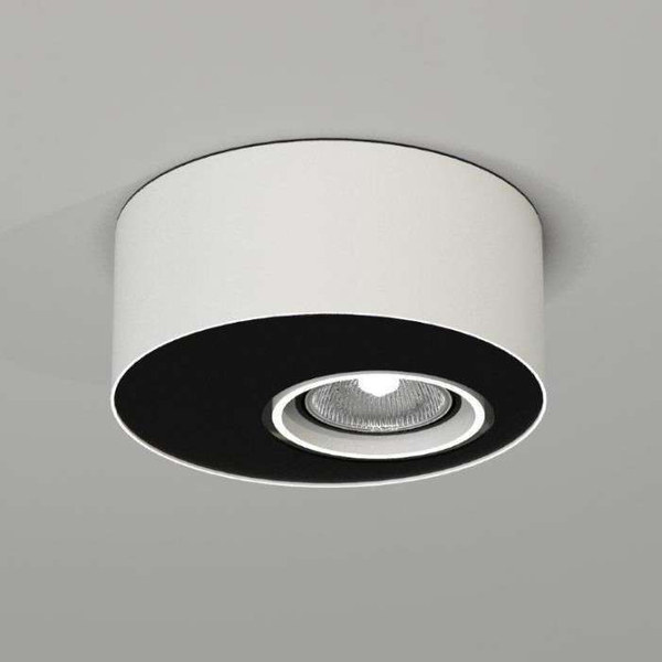 LAMPA sufitowa  TOKI 7027 Shilo natynkowa OPRAWA DOWNLIGHT do łazienki okrągły biały