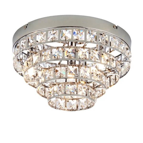 Sufitowa lampa glamour Motown MOTOWN-4CH chrom przezroczysty