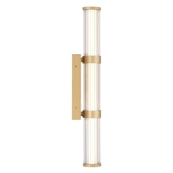 Przyścienna lampa tuba Fayton QN-FAYTON-M-BG LED 21,6W 3000K IP44 złoty