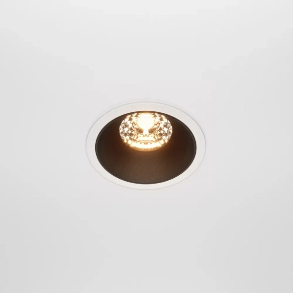 Wpuszczane oczko Alfa DL043-01-15W2.7K-RD-WB-DE LED 15W 2700K białe czarne