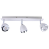 Plafoniera LAMPA regulowana CALASA SPL-9372-3A WH Italux metalowe reflektorki sufitowe białe chrom