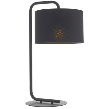 Lampa stołowa L&-192345 Light& nowoczesna z abażurem czarna