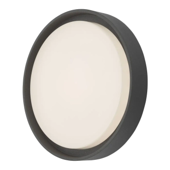 Okrągły kinkiet zewnętrzny Ralph RAL5039 LED 14W 3000K IP65 antracyt