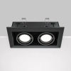 Oprawa wpuszczana modułowa podwójna LED 50W czarna Modern OUTLET