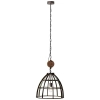 Loftowa wisząca lampa Matrix 93411/76 regulowana na łańcuchu czarny