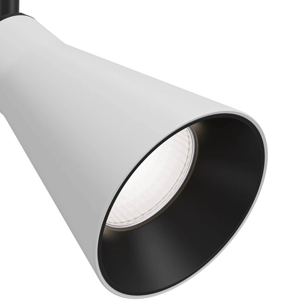 Lampa szynowa sufitowa 1-fazowa Virar TR022-1-GU10-W reflektor biała czarna