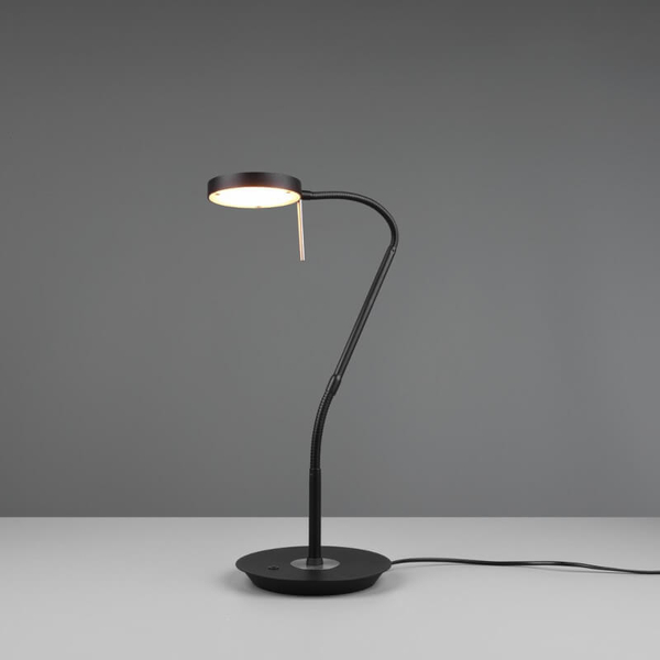 Stołowa lampka do sypialni NEMIO DL132523310 LED 12W 2300-4000K czarna