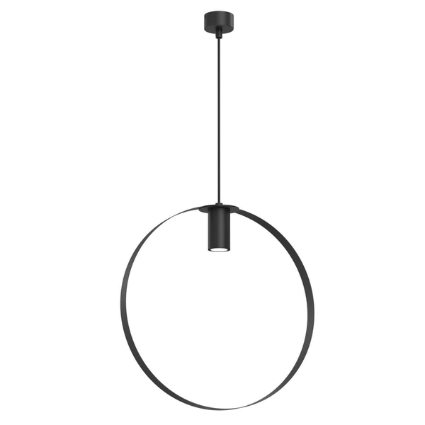 Lampa wisząca pierścień ORTIGA 5149 Shilo metalowa czarna