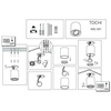 Ruchoma lampa sufitowa Tochi 1070 Brosline tuba downlight czarna