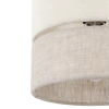 Ekologiczna lampa zwisająca Eco 5770 tuba sosna lniany beżowy