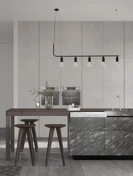 Wielopunktowa lampa wisząca BANI LE42716 przezroczysta czarna