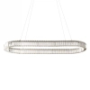 Kryształowa lampa wisząca 2p do jadalni SPARK LED 71W 3000-6000K AZ6710 chrom aluminium