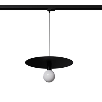 Trzyfazowa lampa wisząca okrągła FLAVIO MYL.00313 nad stół czarny