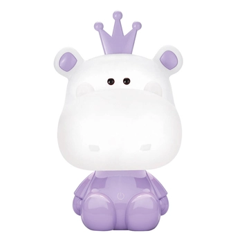 Lampka LED na komodę Hippo KDR-613B-PE Zumaline 3W 4000K fioletowa biała