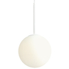 Lampa wisząca BOSSO 1087G Aldex szklana kula biała