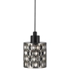 Wisząca lampa tuba Hollywood 46483047 szklana przydymiony