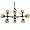 Loftowa lampa wisząca Astrifero ST-9047-10 amber Step molekuły czarna
