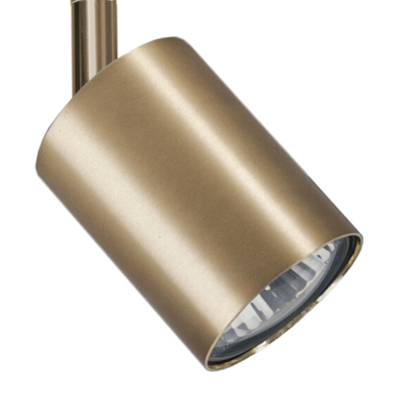 Reflektorek LAMPA sufitowa PROFILE EYE 7857 Nowodvorski metalowa OPRAWA tuba do 1-fazowego systemu szynowego czarny mosiądz