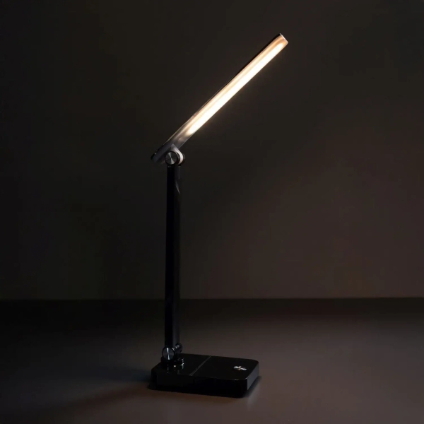 Regulowana lampa BIURKOWA 1949-BK LED 8W CCT dotykowa czarna