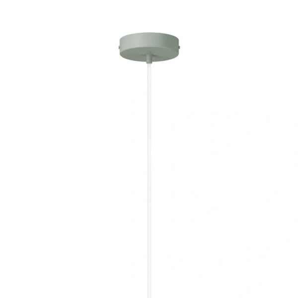Wisząca lampa szałwiowa VITRUM metalowa 1xE27 do sypialni kopuła 41557