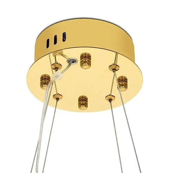 Kryształowa lampa wisząca AMIRA MSE1501100408 Moosee LED 21W 3000K złota