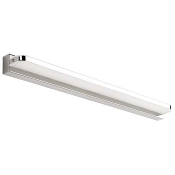 Ścienna LAMPA kinkiet REGAL 00009 Ideus metalowa OPRAWA prostokątna LED 12W 4000K listwa belka chrom