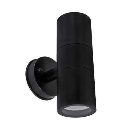 Ścienna LAMPA ogrodowa GORDON 03937 Ideus elewacyjna OPRAWA zewnętrzna tuba IP54 czarna