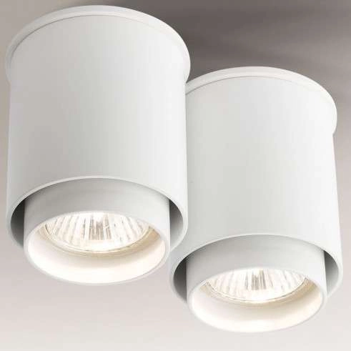 Sufitowa LAMPA spot IGA 7015 Shilo downlight natynkowy metalowe tuby białe