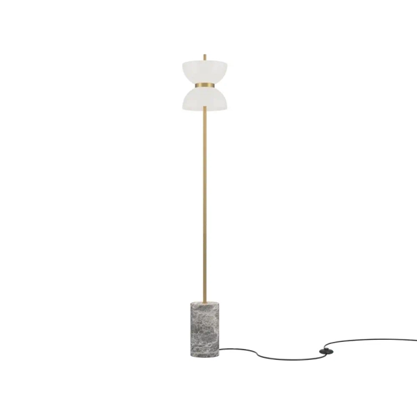 Sypialniana lampa stojąca Kyoto MOD178FL-L11G3K LED 11W 3000K biała szara
