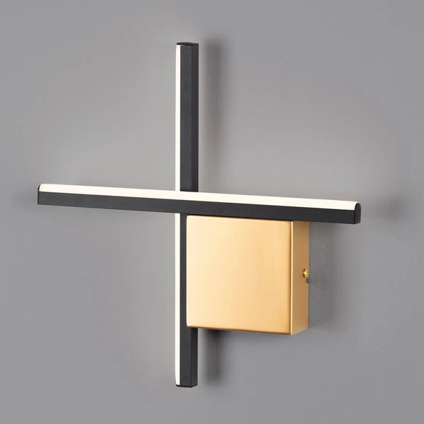 Naścienna lampa do jadalni CHOTA LE44306 LED 10W 3000K czarna złota