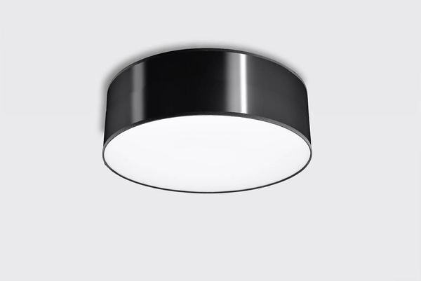 Kinkiet LAMPA ścienna SL.0127 okrągła OPRAWA plafon czarny