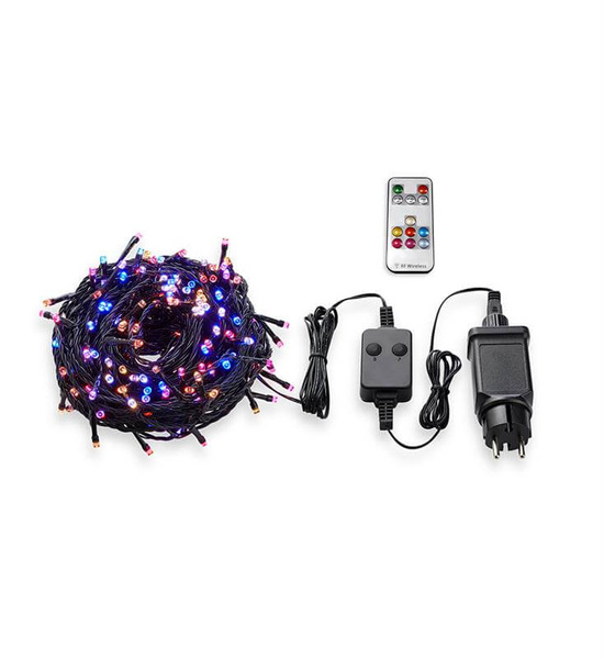 Choinkowe światełka girlanda 3m 200 LED 20W flash multikolor