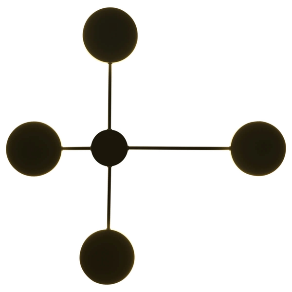 Metalowy kinkiet Clex MW1134-1120 Step LED 12W 3000K do holu czarny