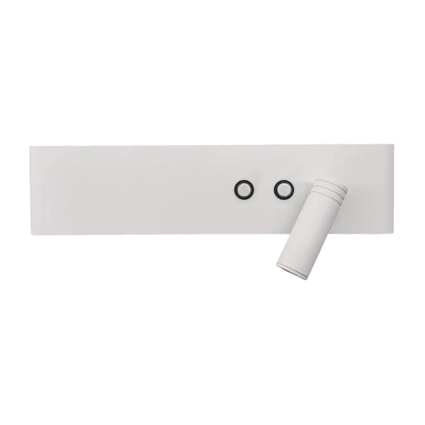 Minimalistyczny kinkiet Resort ML1569 LED 10W+3W 4000K biały