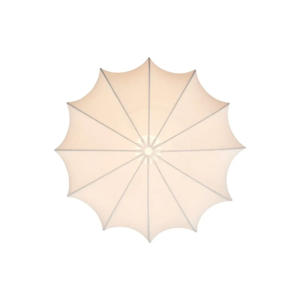 Materiałowa lampa sufitowa Aeron 2412206001 do sypialni biały