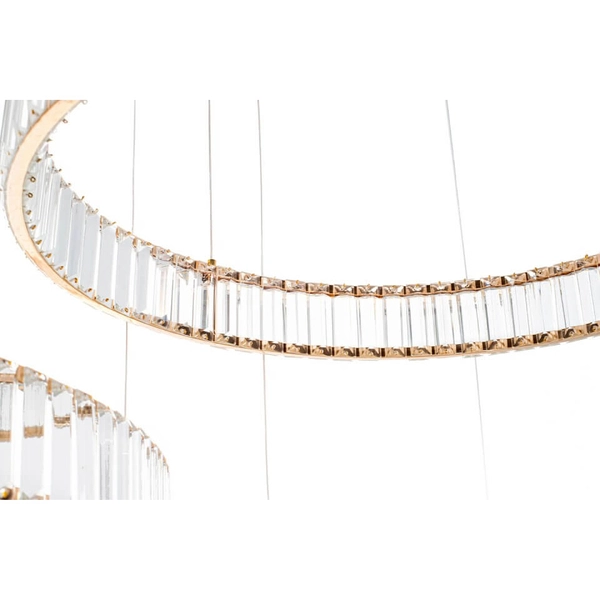 Lampa wisząca glamour Liberty MSE1501100190 Moosee LED 105W 3000K złota