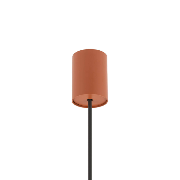 Lampa zwisająca kapeluszowa Simone 11412 Nowodvorski do kuchni terakota