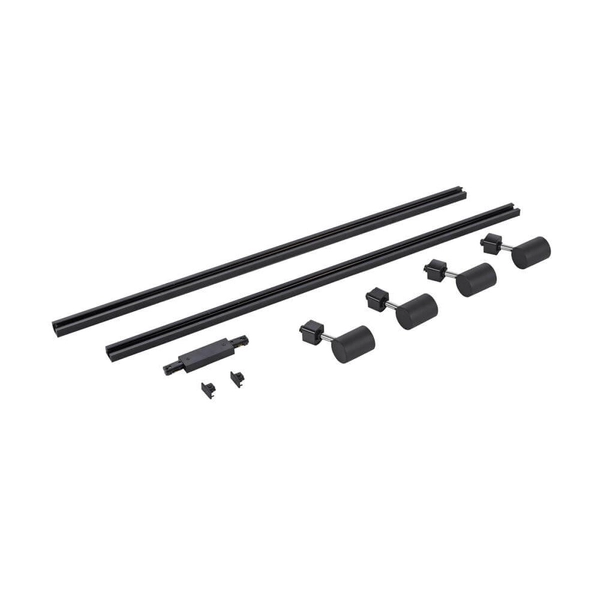 Sufitowa lampa pokojowa Tarik regulowana 4-punktowa czarna