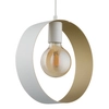 Biała lampa wisząca HOOP 32289 Sigma minimalistyczny żyrandol okrągły