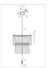 Lampa wisząca Viento 108581 Markslojd metalowe rurki modernistyczna czarna