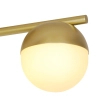 Potrójna lampa sufitowa Contina 2512096035 szklane kule mosiądz