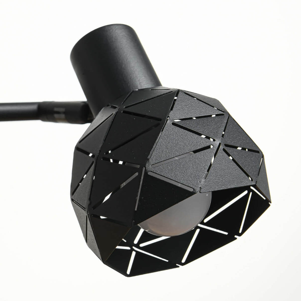 Regulowana LAMPA sufitowa REUS LP-8069/3WS BK Light Prestige metalowa OPRAWA geometryczny spot czarny
