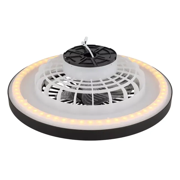 Sufitowa lampa wentylator BLIZZAK 3653 LED 45W 3000-6500K czarny biały