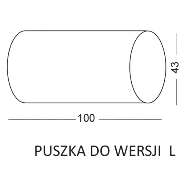 Schodowa lampa Lesel 001 XL 100102202 Elkim LED 1W 4000K podtynkowa biała