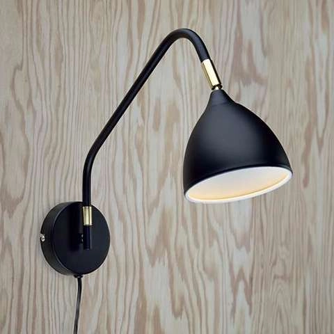 Kinkiet LAMPA ścienna VALENCIA 106081 Markslojd metalowa OPRAWA regulowana czarna