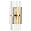 Kinkiet glamour Glitter DW917 gold Step do jadalni kryształowy złoty