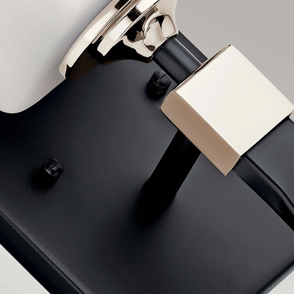 Ścienny kinkiet do łazienki Marette KL-MARETTE1-BK IP44 nikiel czarny