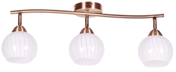 Sufitowa lampa ruchoma Atria K-C9530A/3 patyna biała