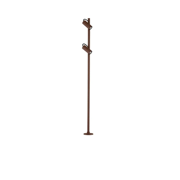Stojąca lampa zewnętrzna SALVIRA LE75169 LED 13W 3000K IP65 rdzawy