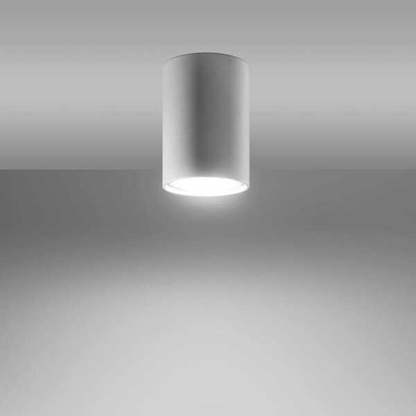 Metalowa lampa sufitowa SL.0996 salonowy dwonlight biały
